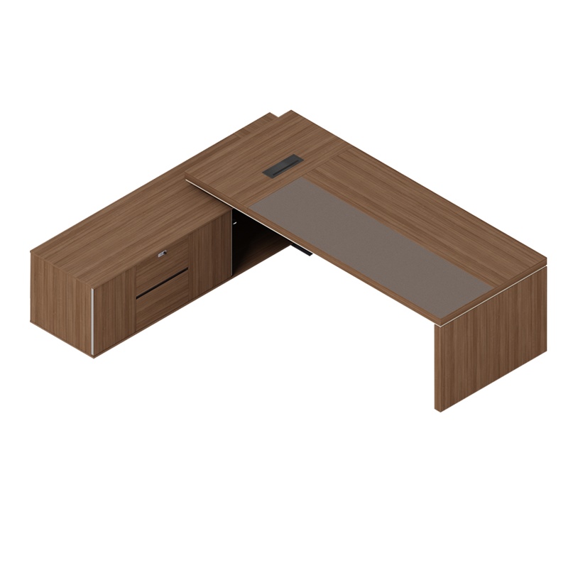 科朔 办公桌老板桌经理桌现代班台经理桌板式班台2.6米KS-08D2603