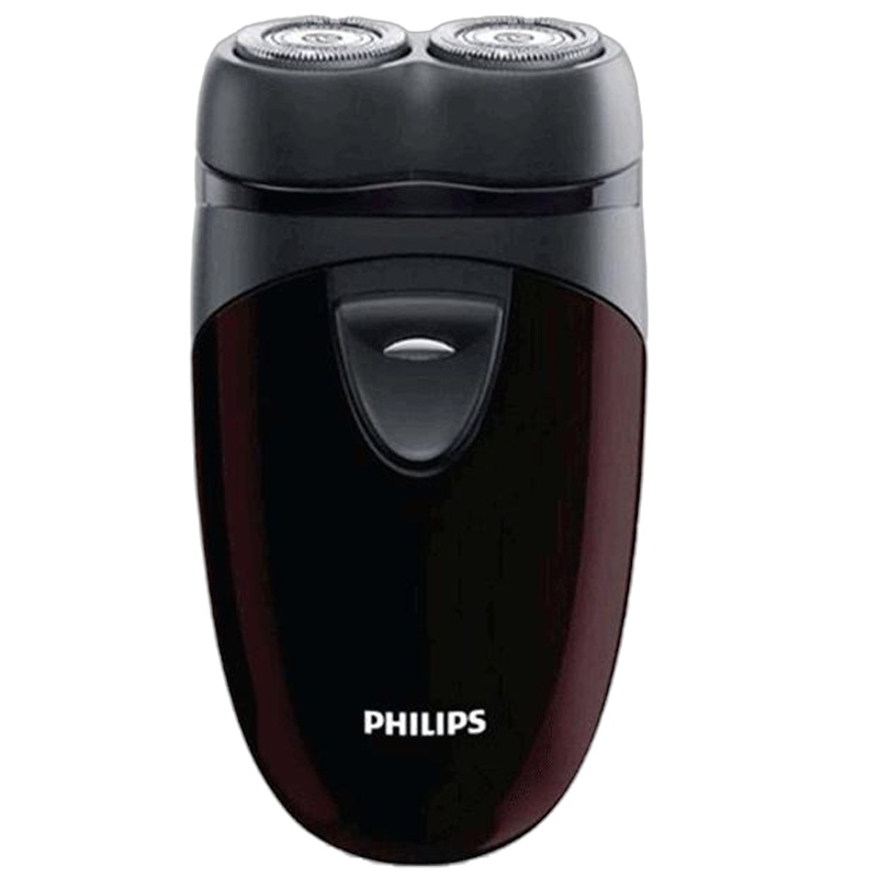 [灵活轻便]飞利浦(Philips) PQ206电动剃须刀 双刀头 干电池款 刀头水洗 小巧便携刮胡刀