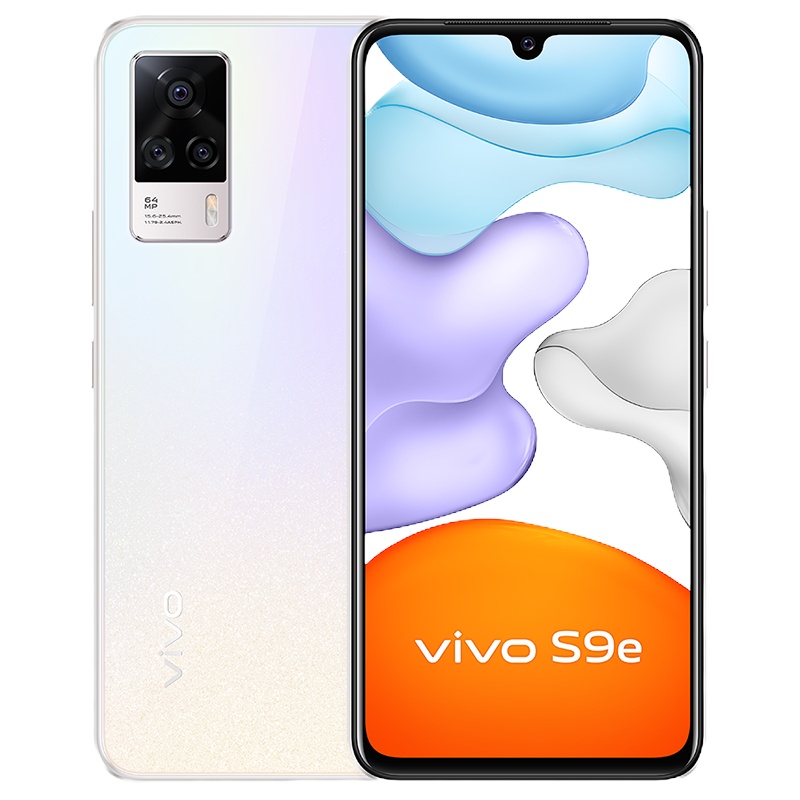 vivo S9e 5G新品 8GB+128GB 水光晶钻 5G全网通 3200万高清前摄 后置6400W超清三摄 内存融合8+3=11G运存 双模5G全网通手机