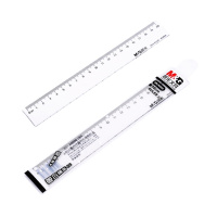 晨光(M&G)文具20cm学生绘图制图直尺塑料刻度尺子 单把装ARL96004 5把装