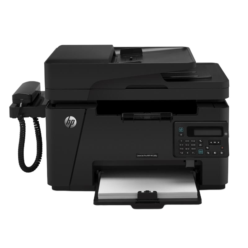 惠普(HP)LaserJet Pro MFP M128fp黑白A4激光一体机(打印 复印 扫描 传真)(ZX)