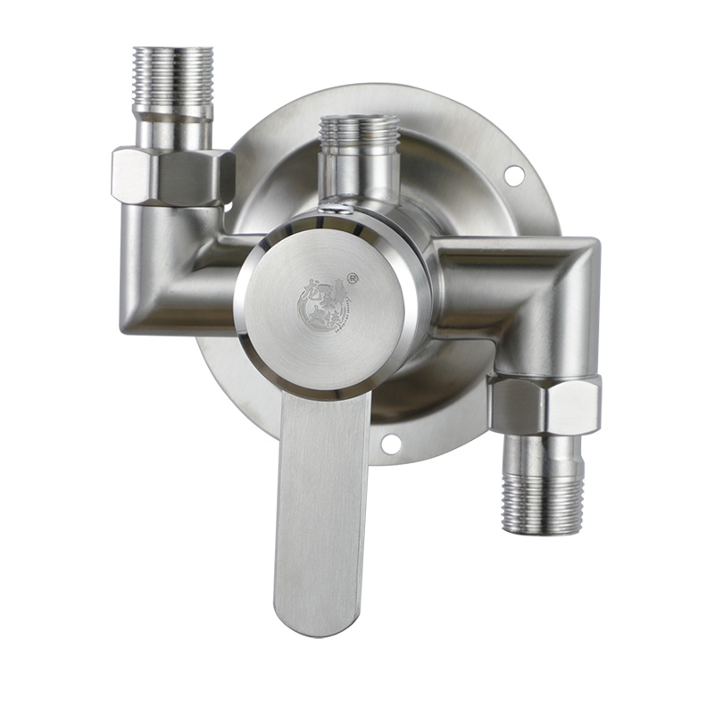 304不锈钢混水阀明装淋浴龙头冷热太阳能热水器水龙头明装混水阀