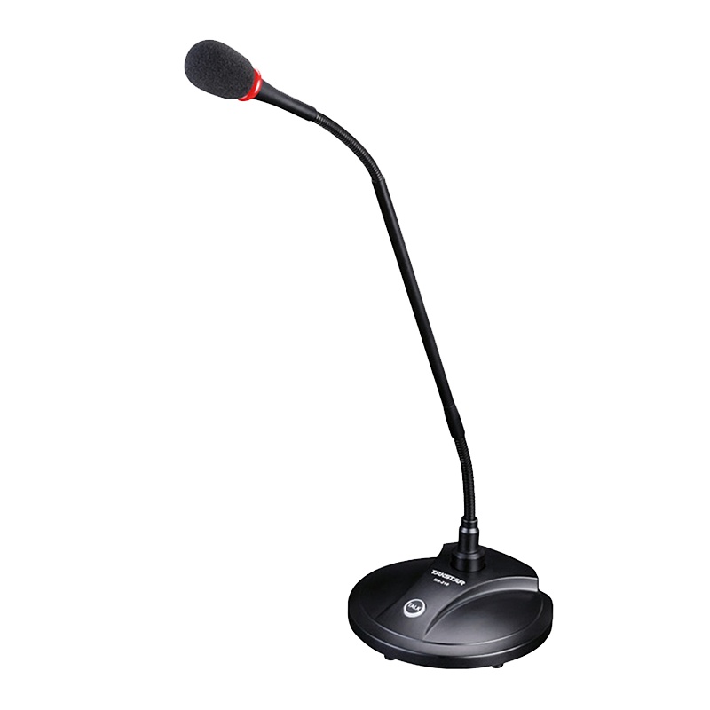 得胜 TAKSTAR MS-210-1 工程专用静电容式桌面有线麦克风 心型指向高清拾音 幻象电源电池双供电