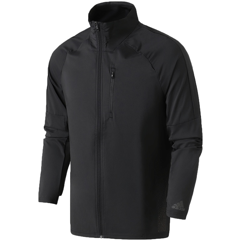 adidas男服外套夹克跑步休闲运动服D73188