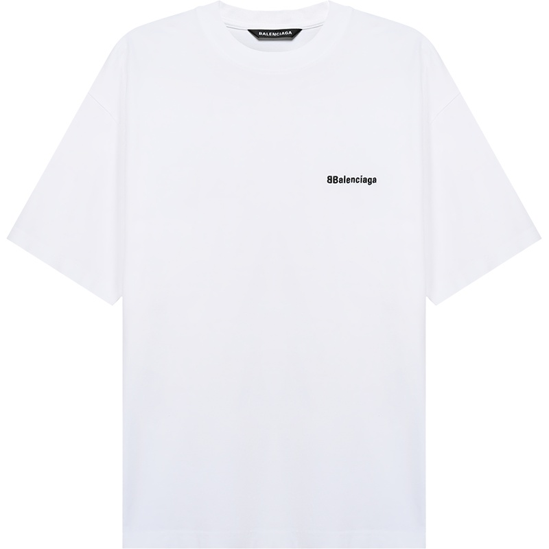 BALENCIAGA 巴黎世家 男士棉质圆领短袖T恤 612966 TJV87