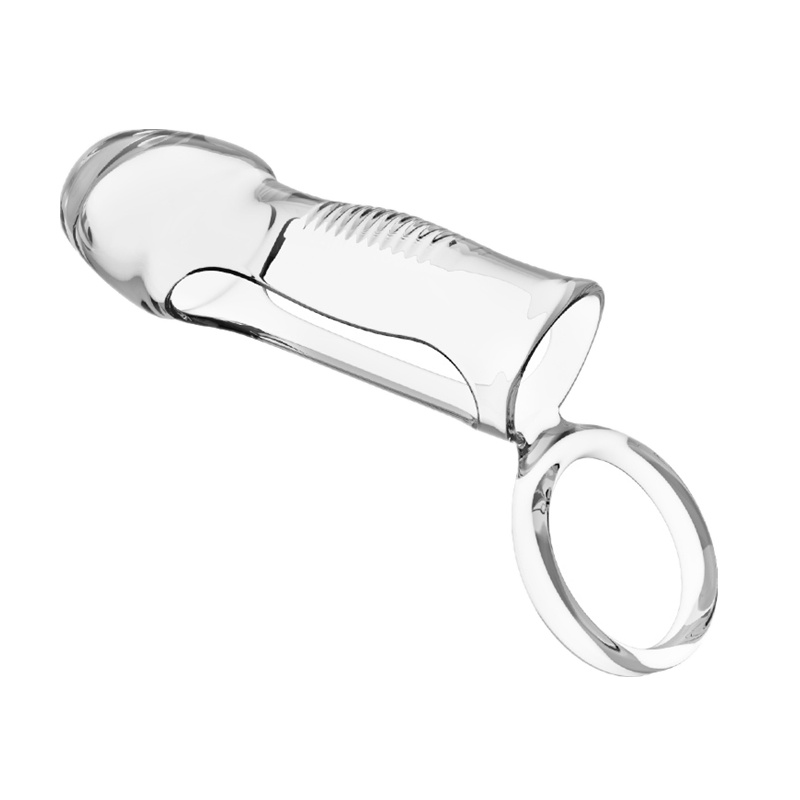 雷霆(LETEN)三重束缚锁精套环阳具环阴茎环男女共用延时迟加长加粗狼牙套水晶套非震动延时套环成人情趣性用品情爱玩具