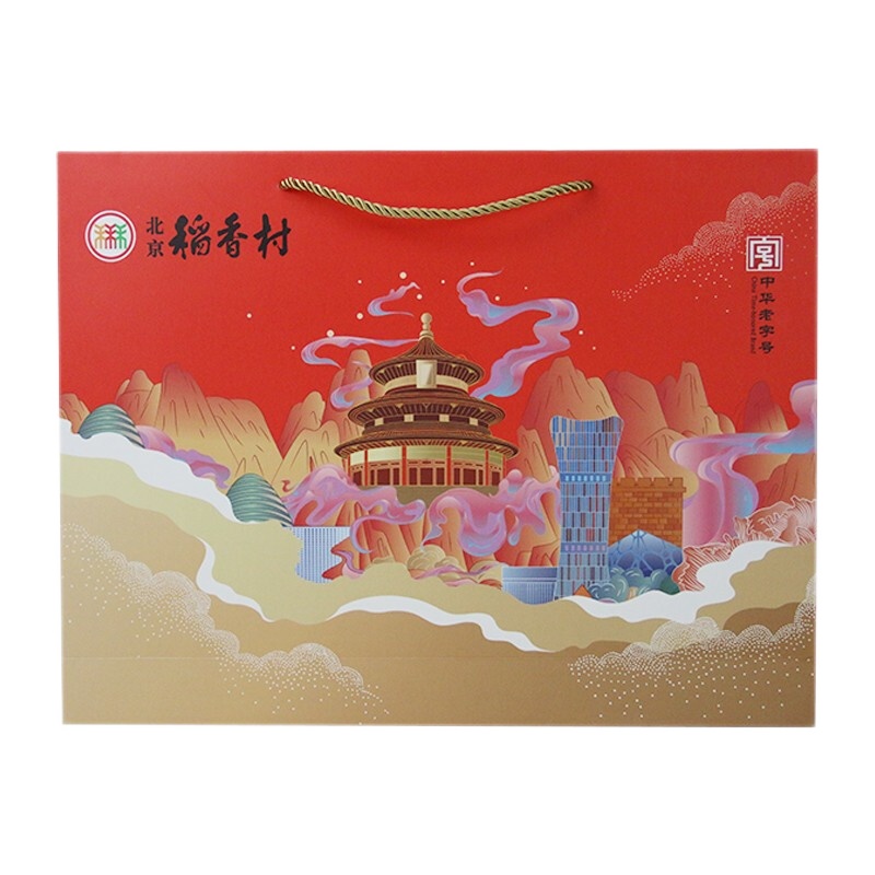 北京稻香村月饼 中秋月饼礼盒 企业福利团购采购 中秋大礼包 北京特产月饼中秋礼品 京城颂福720g