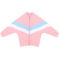 2019春秋新款撞色宽松夹克减龄休闲运动风短外套女棒球服卫衣开衫