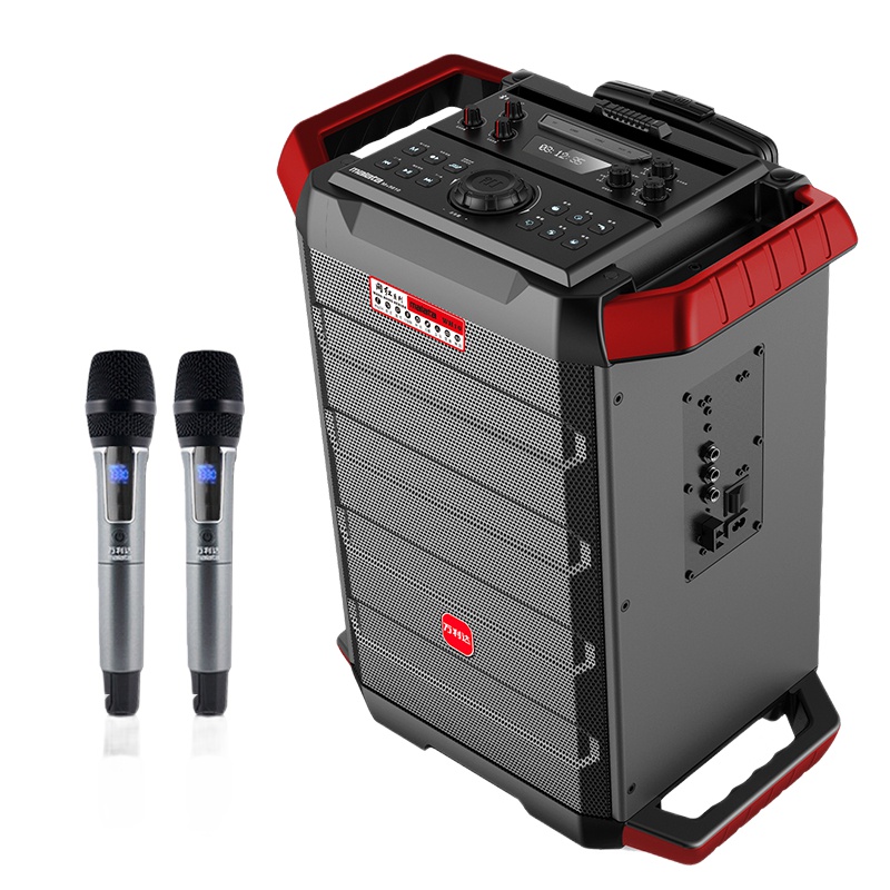 万利达(malata)户外直播音响 10英寸抖音广场舞音响 移动户外大功率蓝牙便携低音炮 声卡音箱扩音器M+9810