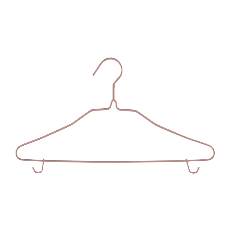 [李佳航推荐款]悦巢 成人加粗带钩衣架衣架子家用晾衣架衣服架衣挂衣撑防滑衣架批发41*21cm10只装 384136