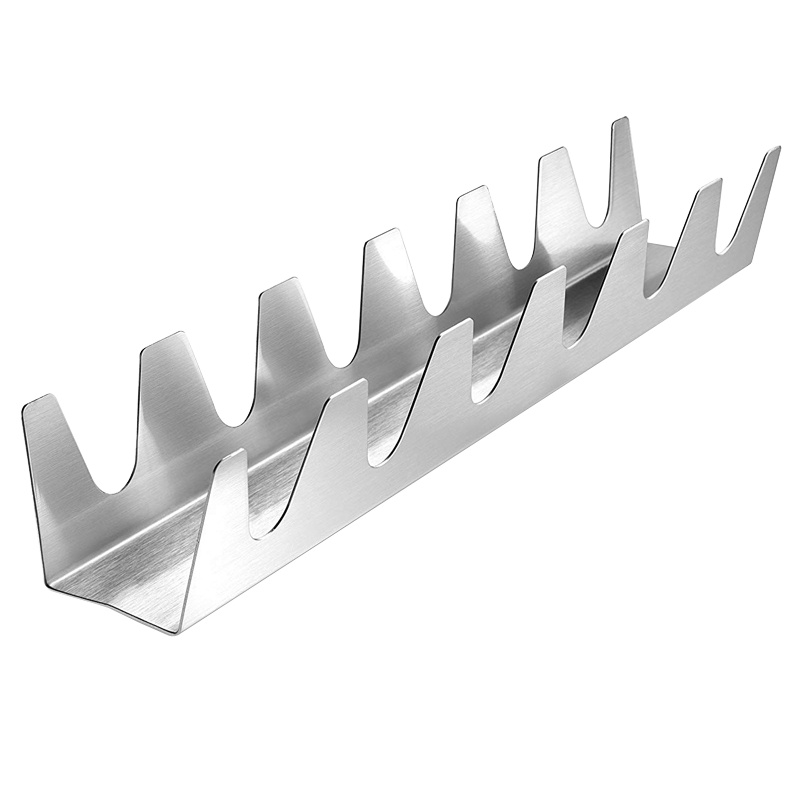 不锈钢薄饼架春卷架墨西哥煎饼架玉米卷架波浪形煎饼架肉卷架