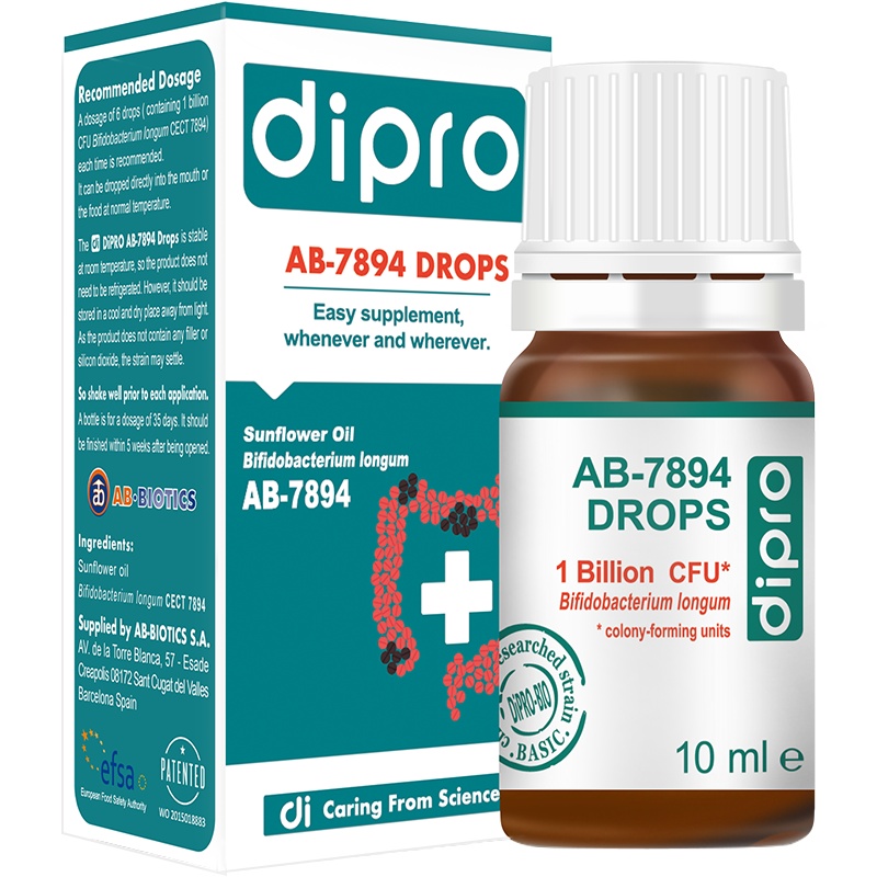 dipro迪辅乐益生菌大人调理肠胃儿童成人肠道安双歧AB-7894滴剂