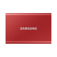 三星(SAMSUNG)T7 500GB USB3.2 金属加密高速Type-c 手机电脑移动固态硬盘pssd 火星红