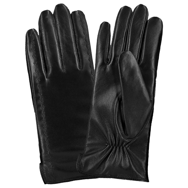 MASCOMMA羊皮触屏手套 全触屏手套 女款CA01901/BLK