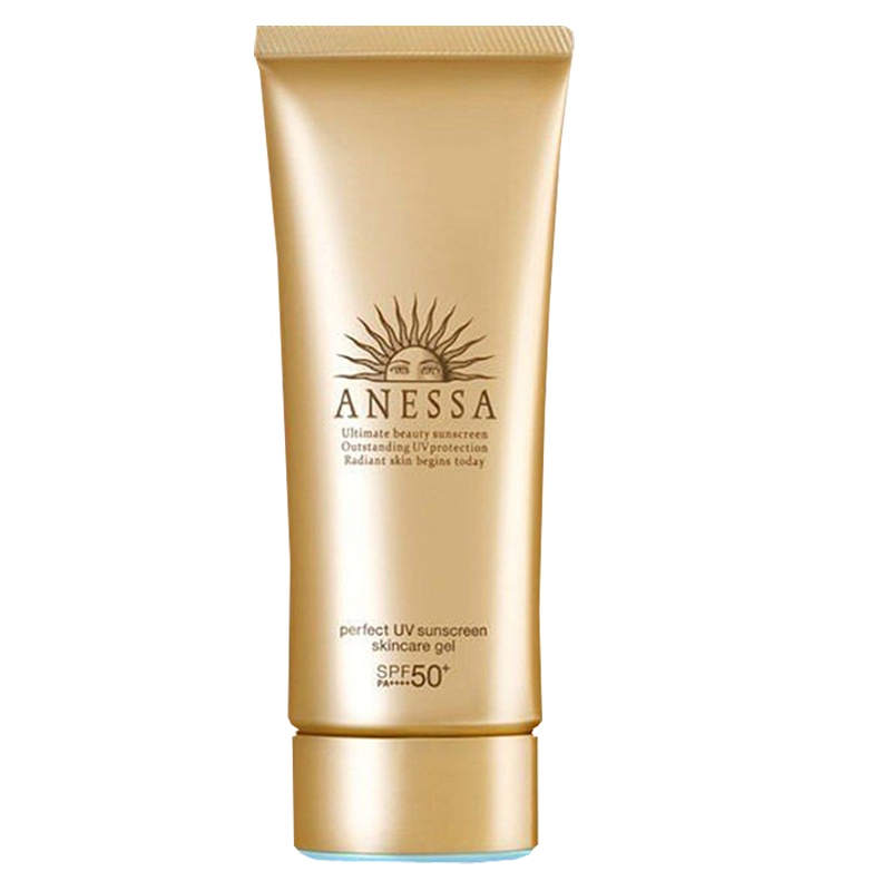 资生堂SHISEIDO安耐晒/安热沙户外防晒霜男女清爽防晒乳 隔离防紫外线 面部防晒霜 脸部专用90ml