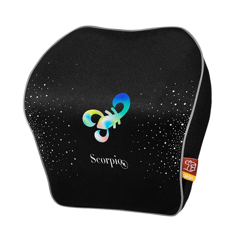 GiGi汽车头枕护颈枕 竹炭记忆棉车用靠枕 高低可调节升级版GC-61天蝎座