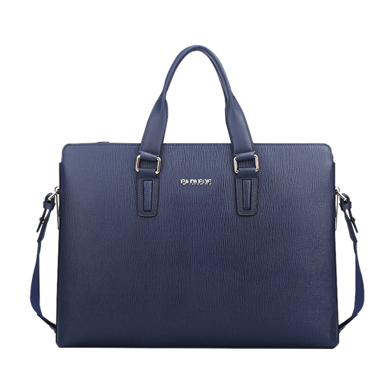 【顺丰配送】Padieoe男包真皮包头层牛皮休闲商务男士手提包公文包单肩斜挎包包