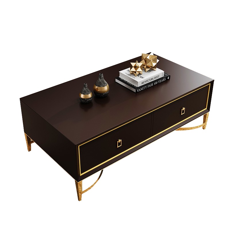 鑫金虎 茶几 简约现代实木茶几桌家具客厅可储物茶桌茶室办公家用