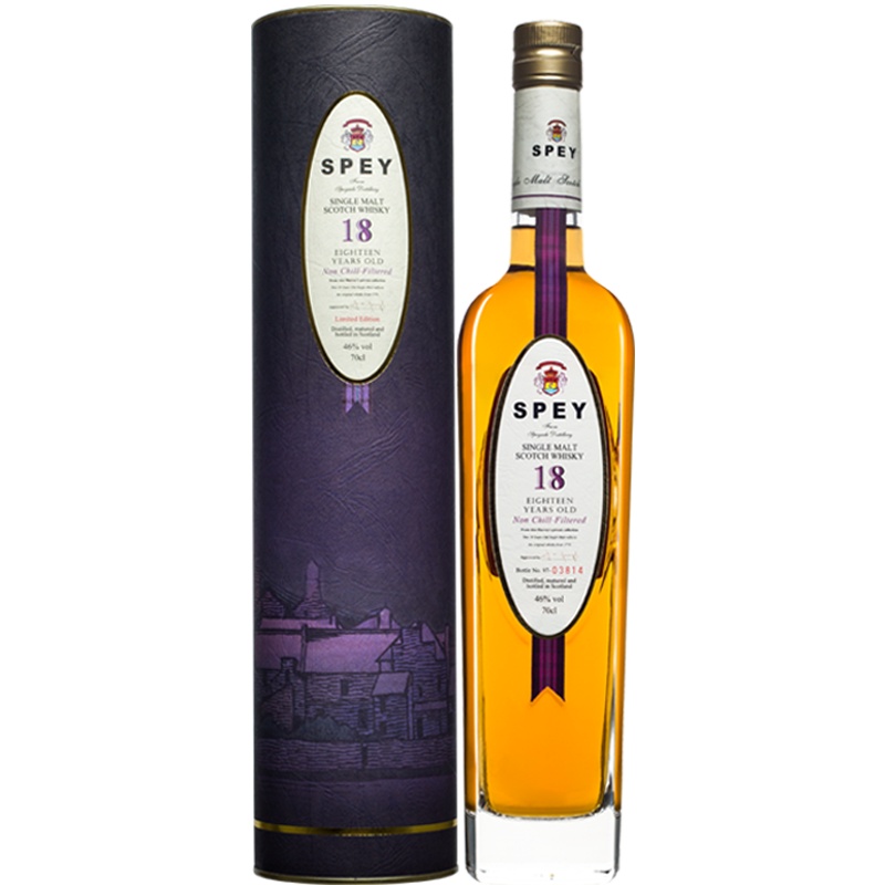 宝树行 诗贝18年700ml 苏格兰单一纯麦威士忌 原装进口洋酒