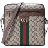 GUCCI 古驰 男士Ophidia系列高级人造帆布邮差包单肩斜挎包 547926 96IWT