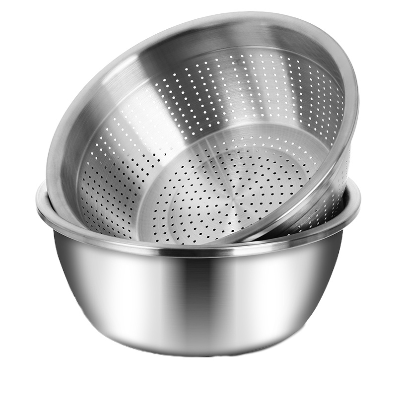 炊大皇(COOKER KING)不锈钢盆筛28cm