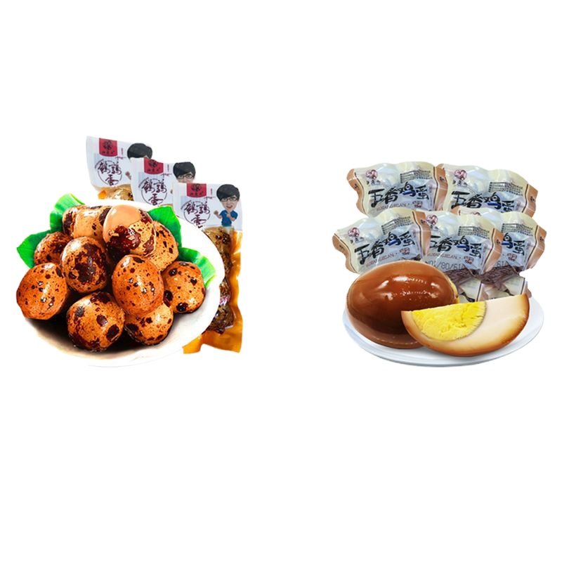 五香鹌鹑蛋160枚-20枚多规格可选零食真空包装卤蛋早餐蛋熟食 量贩组合(40枚鹌鹑蛋+10包鸡蛋)