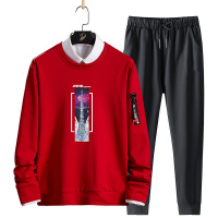 俞兆林(YUZHAOLIN)卫衣男潮韩版学生帅气春秋长袖男潮牌百搭圆领春秋装上衣