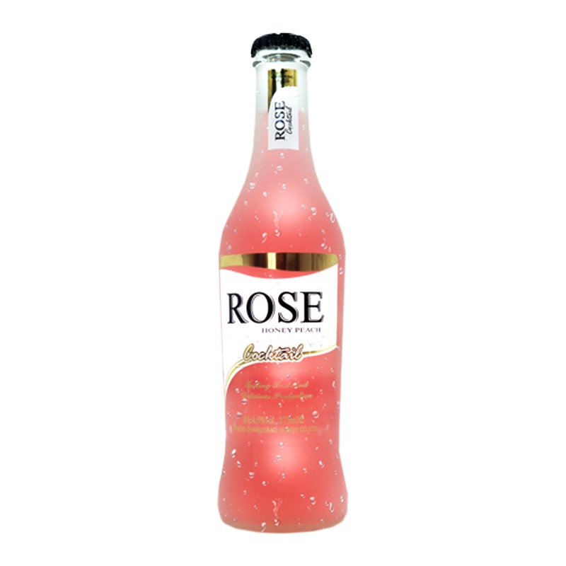 查理红ROSE鸡尾酒 果味洋酒 275ml*1瓶 蜜桃味 (新老包装交替发货)
