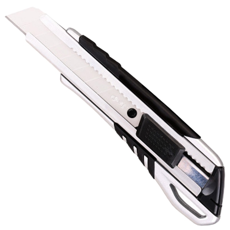 得力 2057 美工刀 0.5*18*100mm 银色 (把) 1把装