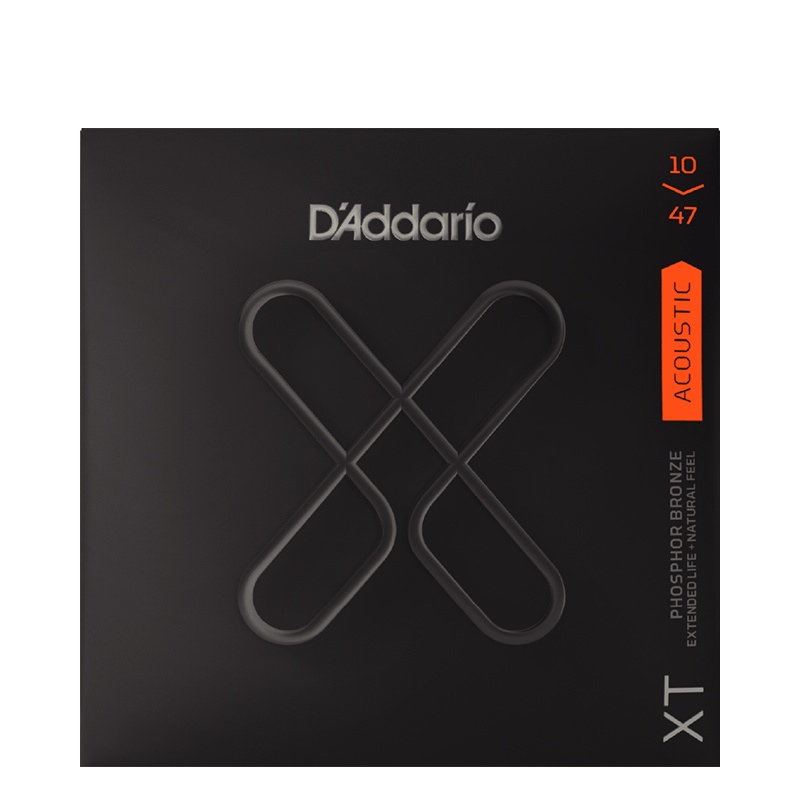 达达里奥(D'Addario)XTAPB1047 磷铜民谣吉他琴弦防锈镀膜 手感极软10-47美产原装进口[升级版]