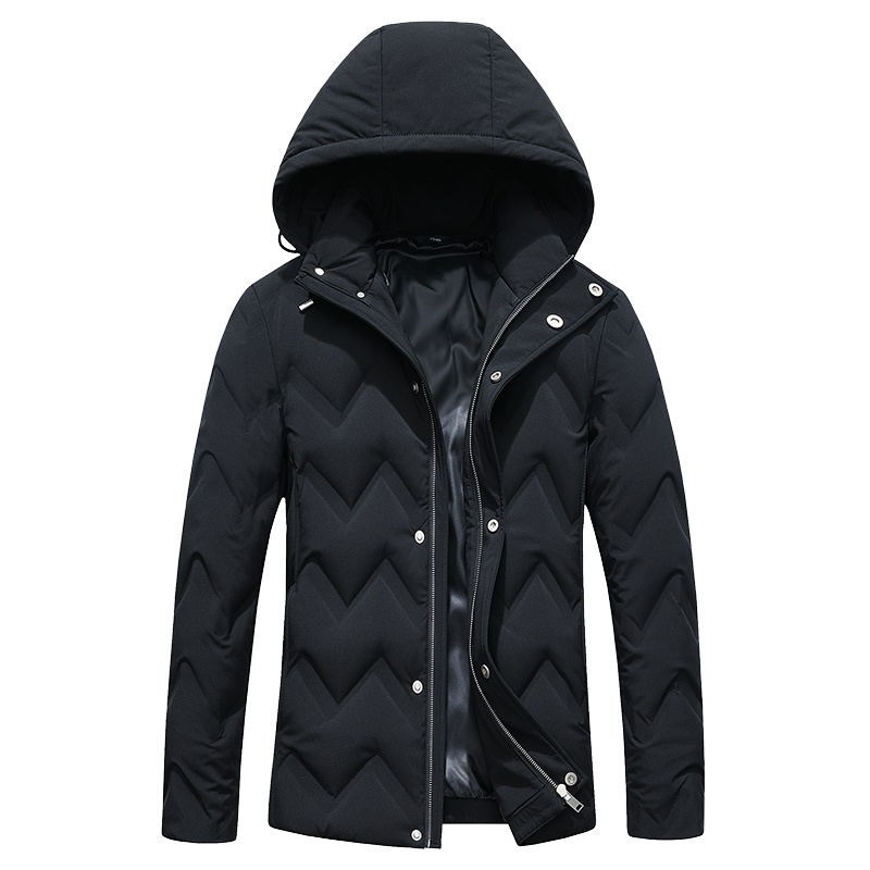 罗蒙(ROMON)冬季男士商务休闲连帽羽绒服保暖抗寒