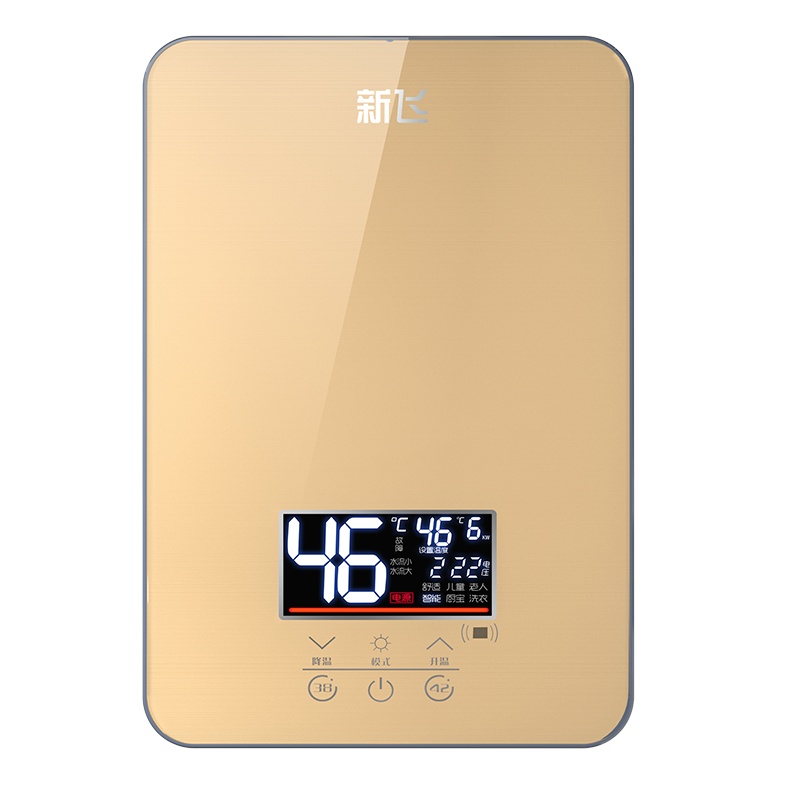 新飞(Frestech)电热水器 即热式电热水器 家用公寓卫生间小型淋浴加热宝即开即热变频 XF-D608豪华