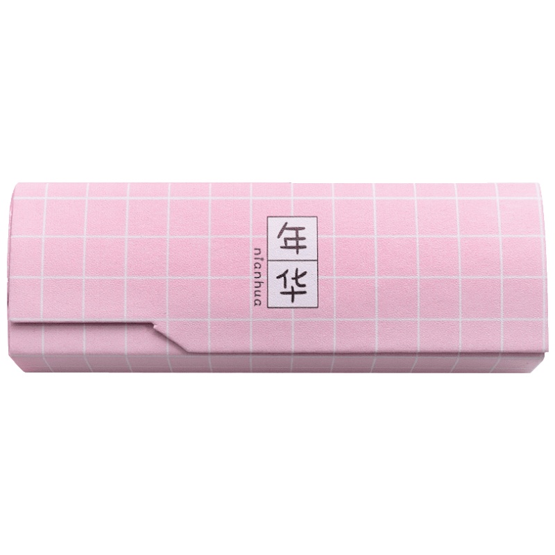 权夫人简约眼镜盒女小清新少女心便携眼睛收纳盒学生近视眼睛盒