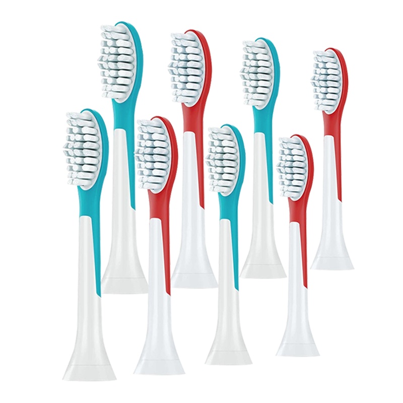 适配飞利浦儿童电动牙刷头HX6322HX6312HX6320HX6340替换HX6042HX6032 HX6044标准儿