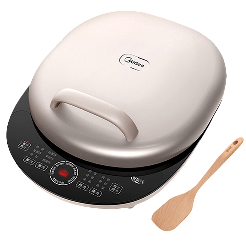 美的(Midea)电饼铛上下盘单独加热加深加大悬浮烤盘智能家用多用途煎烤机下盘可拆洗薄饼煎饼JK30Power301