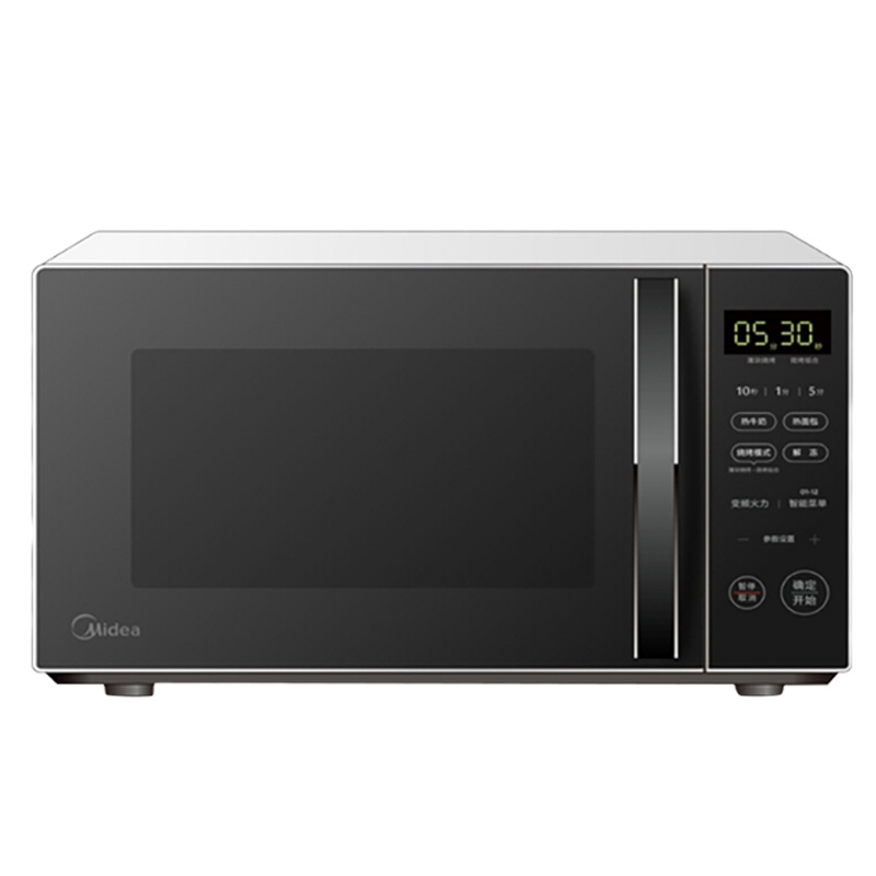 美的(Midea)变频微波炉 20L 平板加热 800W 微烤一体 时尚家用 PC20W3(ZMD安心系列)