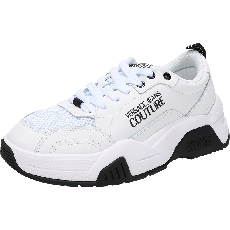 VERSACE JEANS COUTURE 范思哲 男士 织物配皮运动鞋休闲鞋 E0YZASF6 71622