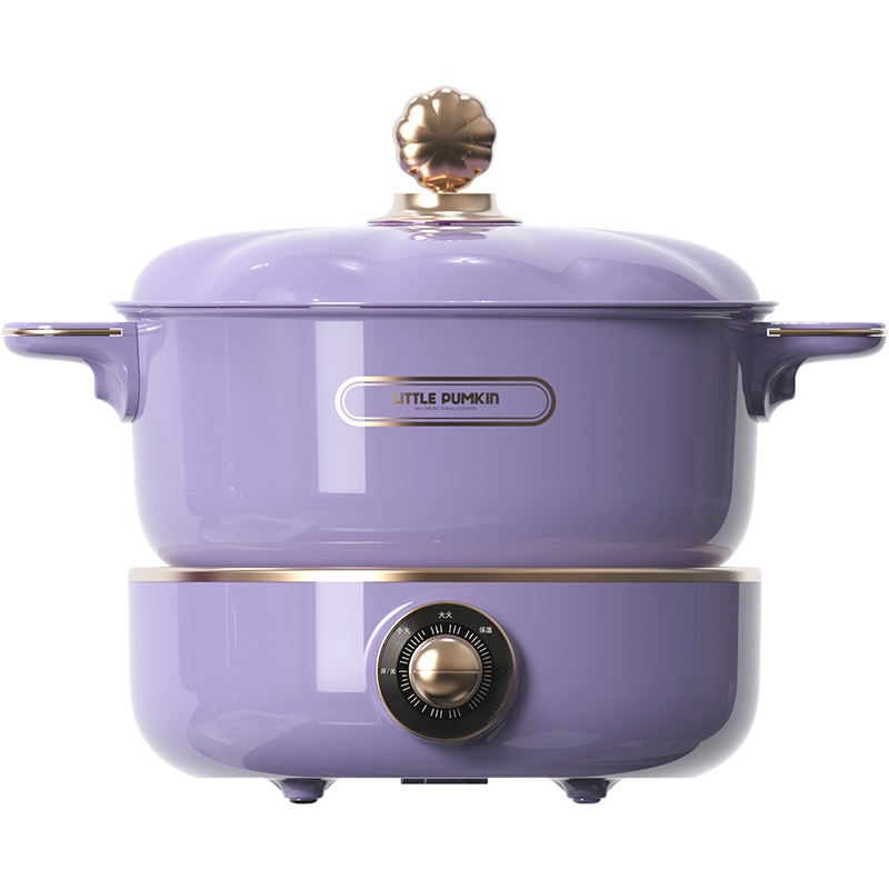 小南瓜电火锅R3电煮锅家用多功能火锅锅分体式学生宿舍小型电热火锅电炒锅 标准款