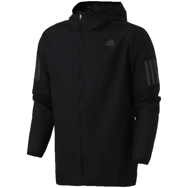 adidas阿迪达斯男子外套夹克跑步防风休闲运动服DN8705 L DN8705黑