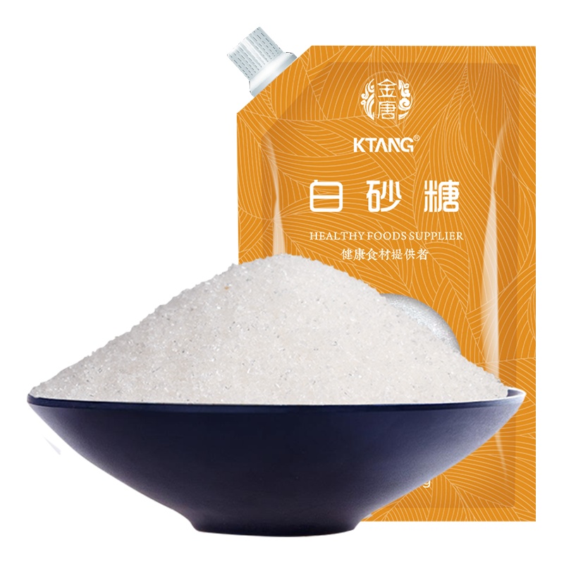 金唐 白糖 白砂糖 400g*2袋 烘焙原料 袋盖设计 碳化糖 调味 调料