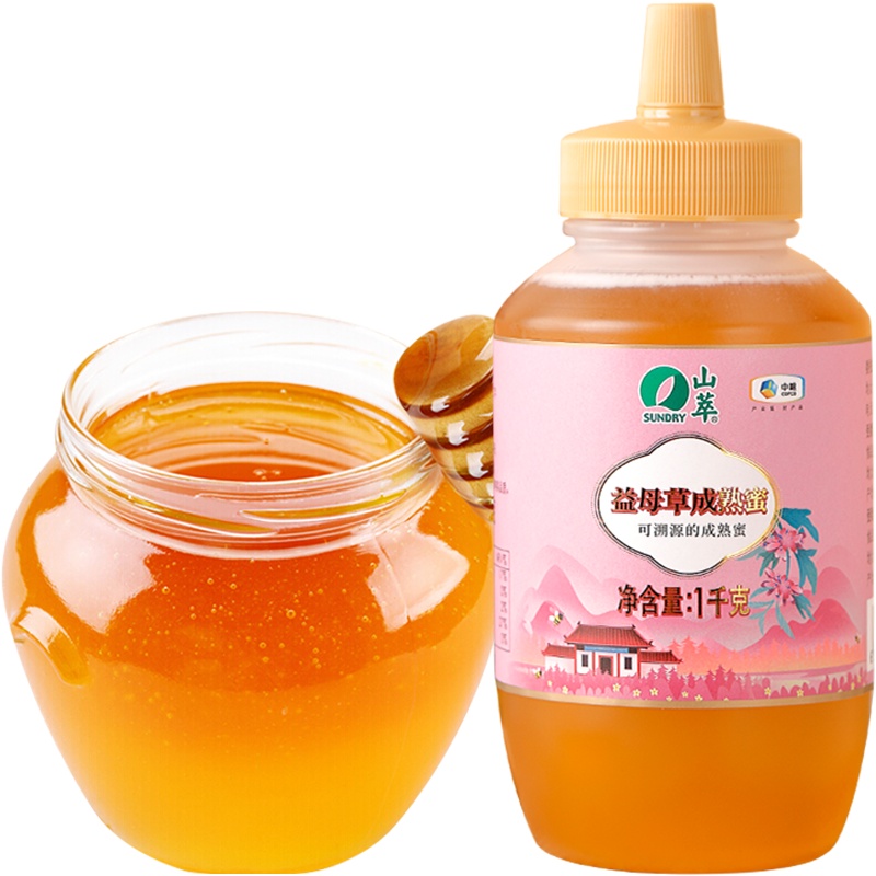 中粮山萃益母草成熟蜜2斤装