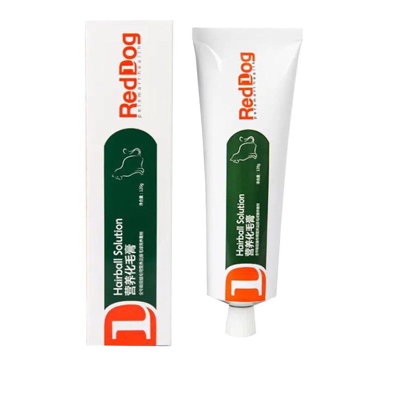 红狗化毛膏猫咪营养膏幼成猫用化毛膏维生素促消化去毛球膏 红狗化毛膏120g