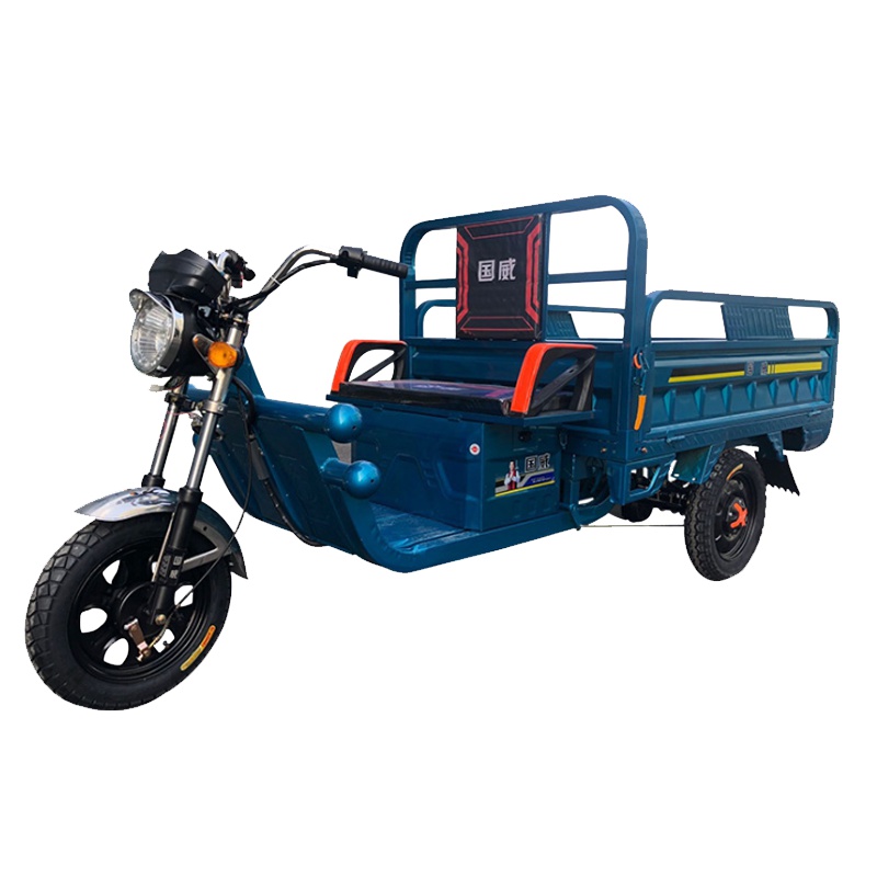 三轮车 国威1.5米快递农用载重爬坡拉货电动三轮车