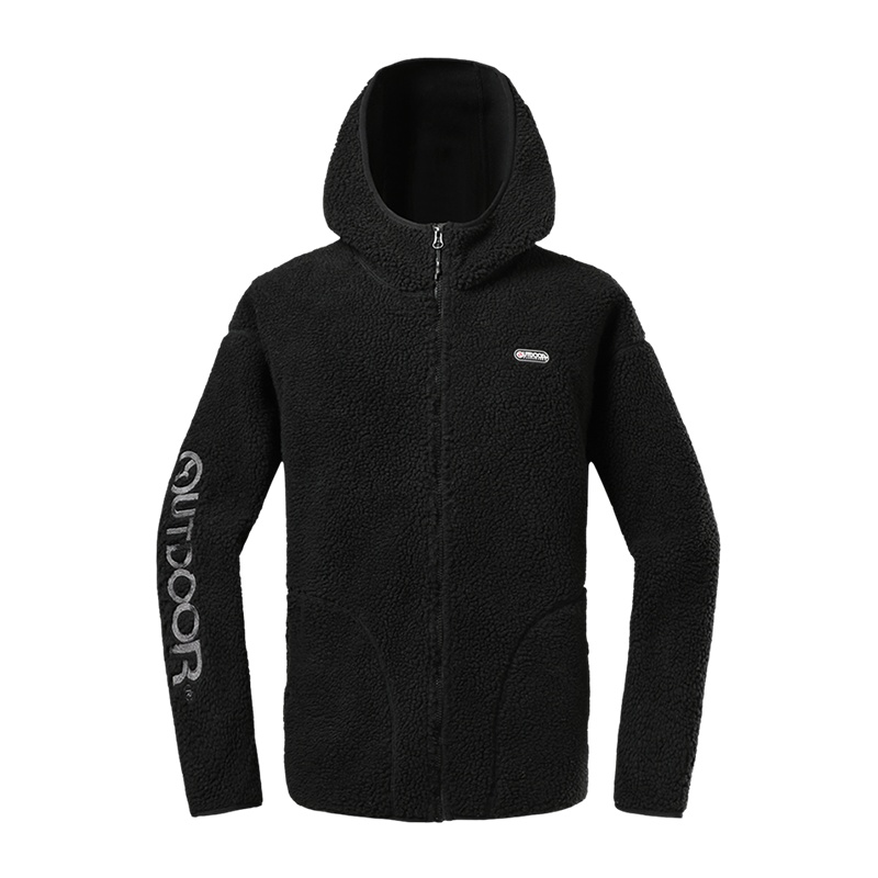 （OUTDOORPRODUCTS）运动户外男女中性连帽羊羔绒卫衣开衫外套OFWT1942003