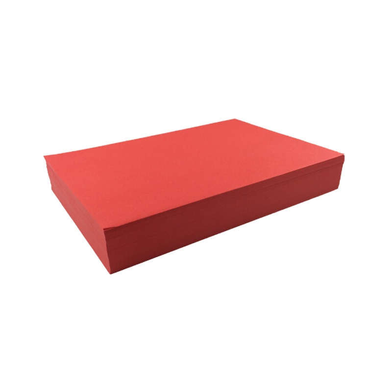 朗科A4复印纸 大红色 70g A4打印用纸 (10包/箱)