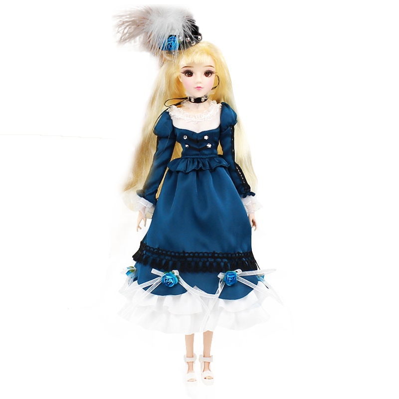 德必胜MMgirl12星座娃娃天秤座女孩玩具礼物套装14关节体娃娃M2007