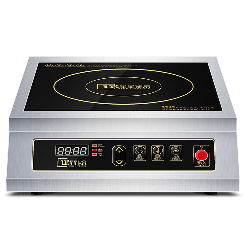 星星优品3000W 商用电磁炉 平面炒菜大锅灶 厨房电磁炉 平面汤炉 酒店电炉灶 平面电磁炉 XSC-30P