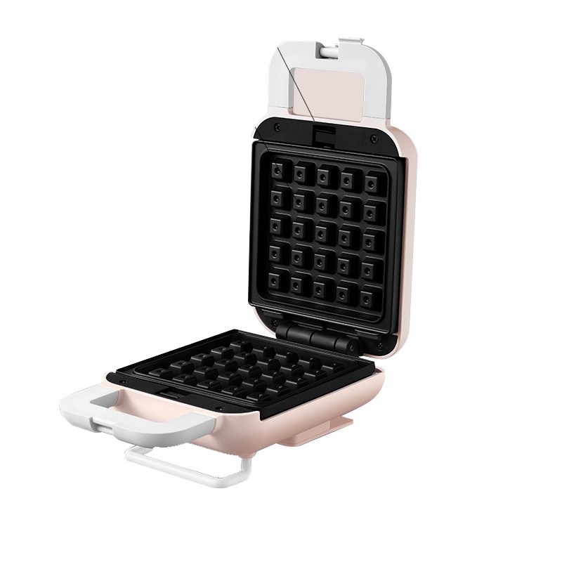 九阳(Joyoung)三明治机 家用电饼铛早餐机华夫饼机轻食机多功能加热吐司正品S-T1粉色双盘