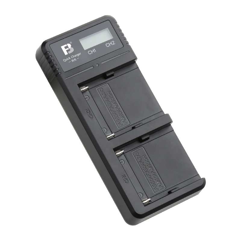 沣标F970 QC双充快充索尼MC2500 MC1500C NX100 NX3 Z150 Z5C充F550F750充电器