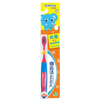 狮王(Lion)细齿洁抗菌超极细毛儿童软毛牙刷(颜色随机发放)